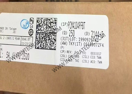 Интегральная схема PCM4104PFBT, 118 дБ аудио ЦАП, 24-битный цифро-аналоговый преобразователь