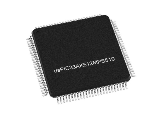 DSPIC33AK512MPS510-I/PT Микроконтроллер MCU 32-разрядные цифровые сигнальные контроллеры TQFP100