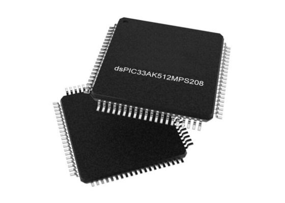 Микроконтроллер DSPIC33AK512MPS208-I/PT MCU Высокопроизводительный 32-битный одноядерный DSC TQFP80