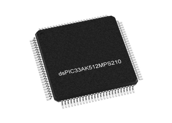 DSPIC33AK512MPS210-I/PT Микроконтроллер MCU 32-разрядный DSC 200 МГц Цифровой сигнальный контроллер