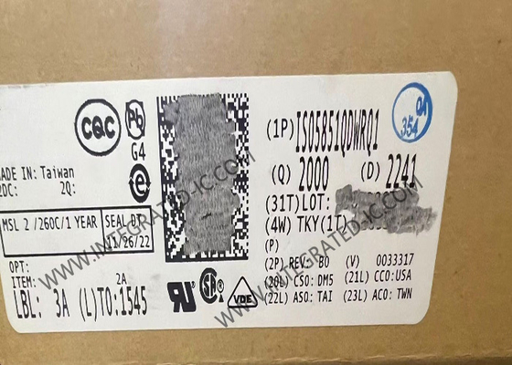 ISO5851QDWRQ1 Интегральная схема чипа для автомобилей, 5.7 кВэфф, одноканальный изолированный драйвер затвора