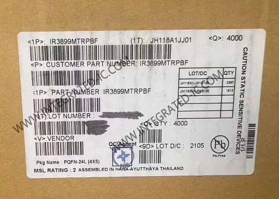 IR3899MTRPBF Интегральная схема чипа 9A Высокоинтегрированный синхронный понижающий регулятор