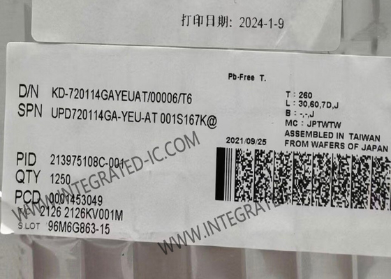 UPD720114GA Интегральная схема ECOUSB USB 2.0 Hub Controller TQFP48 Контроллер USB-концентратора