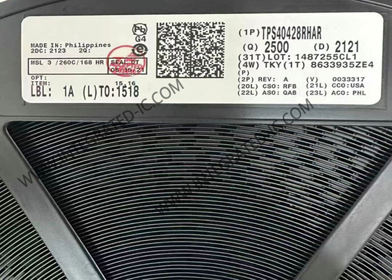 TPS40428RHAR Интегральная схема, 2-фазный синхронный понижающий контроллер без драйвера