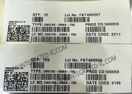 DSEI36-06AS-TRL Диод 600 В быстрого восстановления эпитаксиального диода