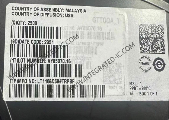 LT1168CS8 Чип интегральной схемы 400 кГц Усилители приборов SOIC8 Усилители IC