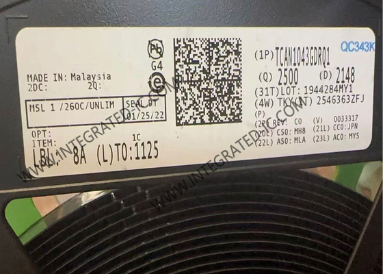 TCAN1043GDRQ1 Комплексный микросхема Автомобильный низкомощный CAN-передатчик SOIC14