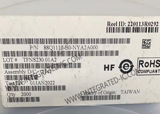 88Q1110-B0-NYA2A000 Ethernet IC 1.25 Гбит/с Маломощный автомобильный Ethernet PHY