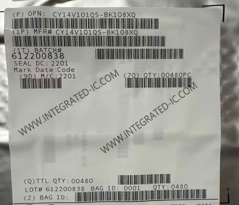 CY14V101QS-BK108XQ Микросхема памяти 1-Мбит Quad SPI NVSRAM Memory IC FBGA-24