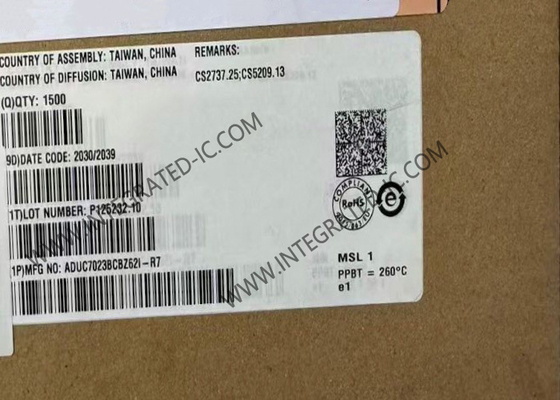 ADUC7023BCBZ62I Микроконтроллер MCU 44MHz 62KB Flash ARM7 Микроконвертор WLCSP-36