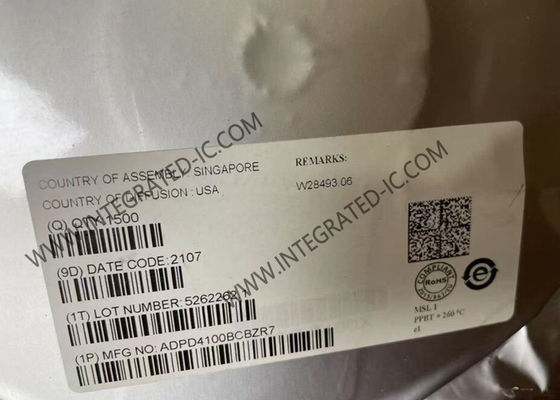 ADPD4100BCBZR7 Интегральная схема, многомодальный датчик, интерфейс переднего плана, 10 мкА, оптические АФЭ