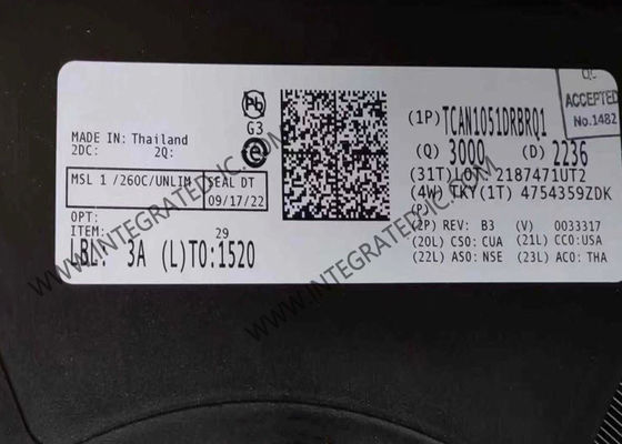 Чип интегральной схемы TCAN1051DRBRQ1 70V высокоскоростной CAN интерфейсный приемопередатчик