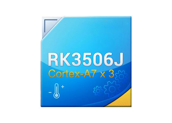 Чип AI-процессора RK3506J с трехъядерным Cortex A7, частотой 1,5 ГГц и поддержкой UI-фреймворка LVGL