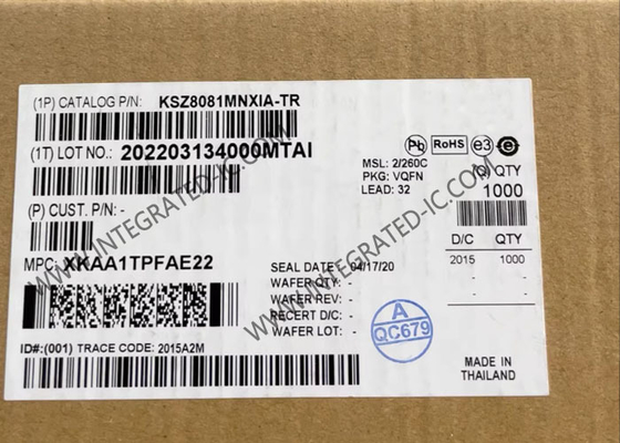 Поверхностный держатель IC приемопередатчика физического уровня микросхемы интегральной схемы KSZ8081MNXIA