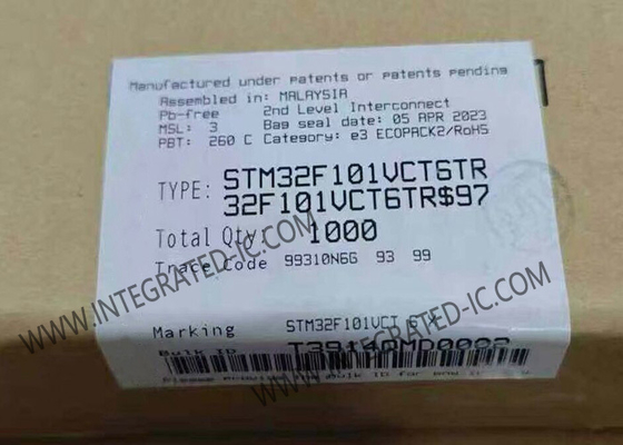 STM32F101VCT6TR Микроконтроллер MCU 32-битный 36MHz ARM Cortex-M3 STM32F1 Микроконтроллер 100-LQFP