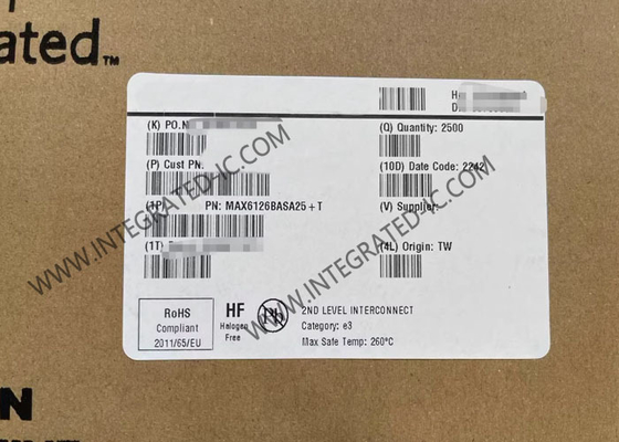MAX6126BASA25 Чип интегральной схемы с низким уровнем выбросов серии напряжения ссылочный IC SOIC8