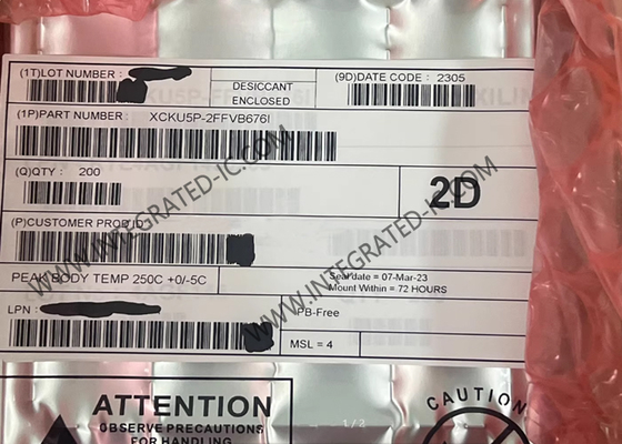 Поле программируемый шлюз массив XCKU5P-2FFVB676I FPGA программируемая логика IC FBGA-676
