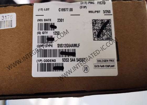 S9S12G64AMLF Микроконтроллер MCU 16-битный 25MHz 64KB Флэш микроконтроллер 48-LQFP