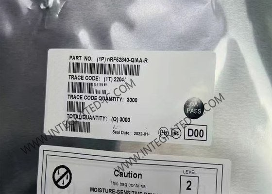 Приемопередатчик IC держателя NRF52840-QIAA-R7 RF BT IC 2.4GHz 73-VFQFN поверхностный
