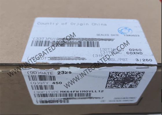 MK64FN1M0VLL12Микроконтроллер MCU одноъядерный 120MHz микроконтроллеры IC LQFP100