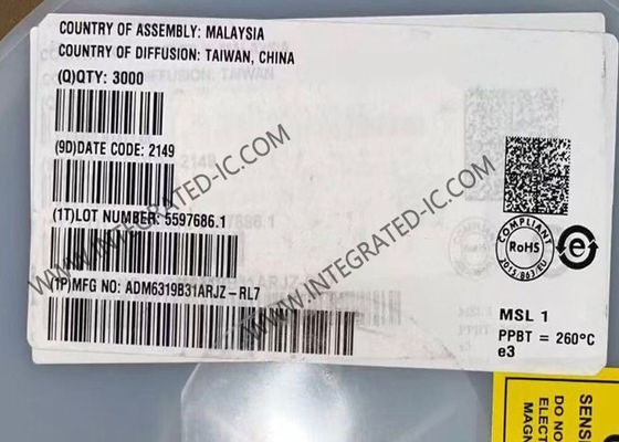 ADM6319B31ARJZ интегральная схема микросхема с контролем и ручной перезагрузкой