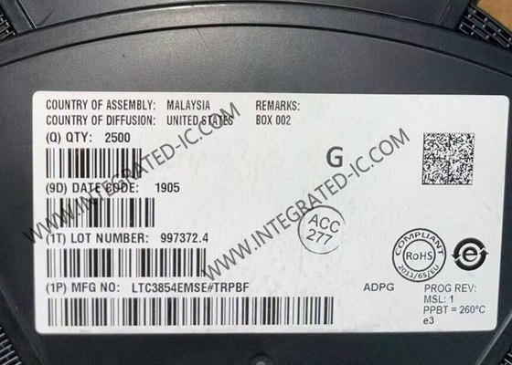 LTC3854EMSE 	Микросхема интегральная Высокопроизводительный синхронный понижающий импульсный контроллер DC/DC