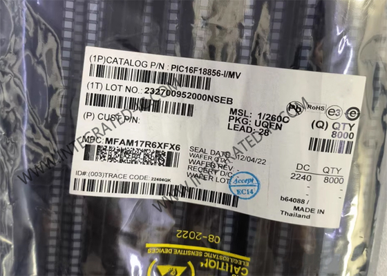 PIC16F18856-I/MV микроконтроллер MCU 32MHz 8-битный микроконтроллер IC PIC XLP 16F MCU