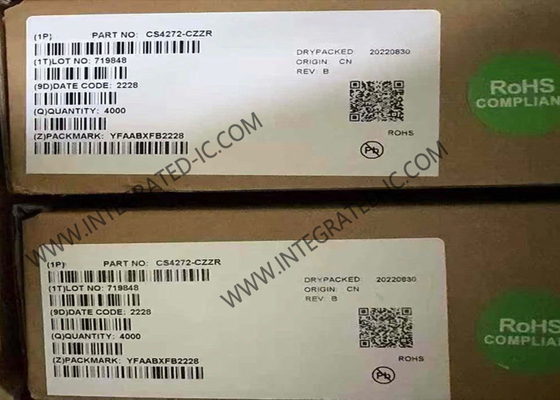 CS4272-CZZR Интегральная микросхема 24-битный 192 кГц интегрированный стерео аудио кодек