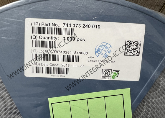 744373240010 Интегральная схема, экранированный формованный индуктор 100 нГн, силовой индуктор для поверхностного монтажа