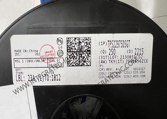 TPS22975DSGT интегральный микросхема 6A переключатели нагрузки 16mOhm Power Switch IC WSON8