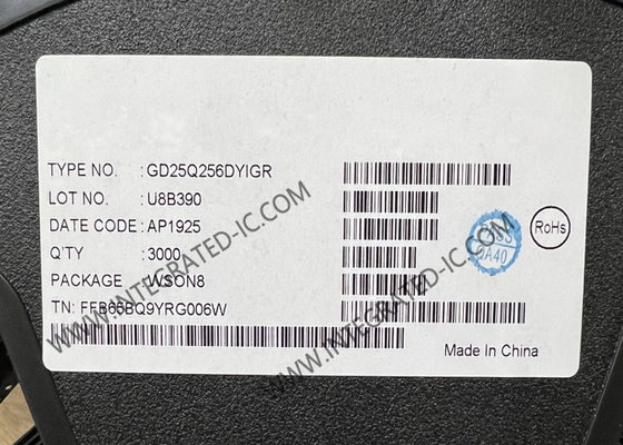 GD25Q256DYIGR Память IC Чип 256Mbit 104MHz SPI NOR Флэш-память WSON-8