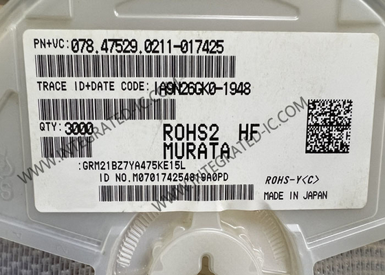 GRM21BZ7YA475KE15L интегральная схема чип 4.7μF чип многослойные керамические конденсаторы