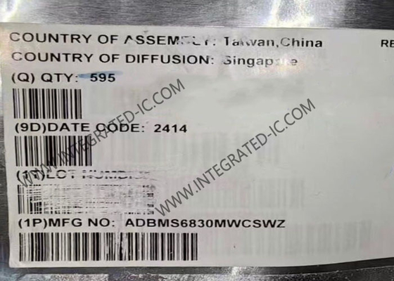 Комплексный микросхема ADBMS6830MWCSWZ 16-канальный многоклеточный батарейный монитор