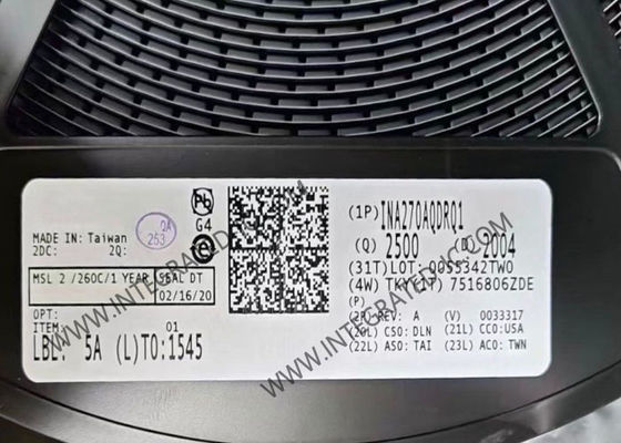 INA270AQDRQ1 Усилитель токового восприятия интегральная схема чип с пропускной способностью 130 кГц и широким диапазоном общего режима -16V до +80V в пакете SOIC8