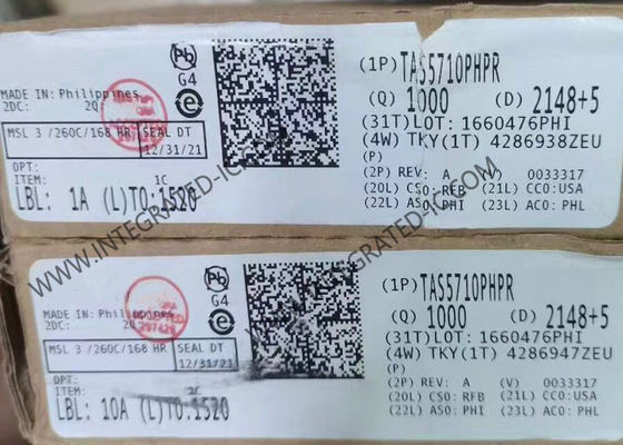 TAS5710PHPR Integrated Circuit Chip 20W 2-канальный стерео цифровой аудио усилитель мощности с 32-битным Datapath