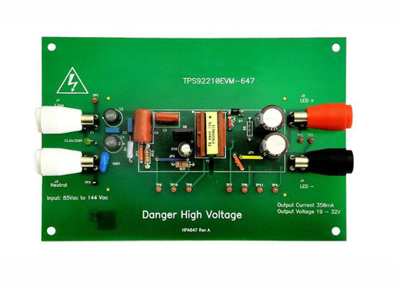 Отладочный модуль контроллера светодиодного освещения с естественным PFC TPS92210EVM-647 Embedded Solutions
