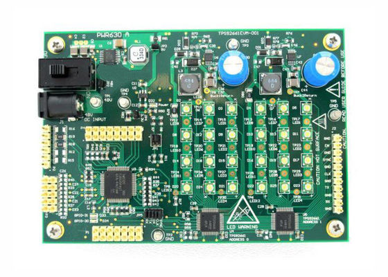 Отладочная плата TPS92661EVM-001 для встраиваемых решений, предназначенная для управления матрицей светодиодного освещения TPS92661