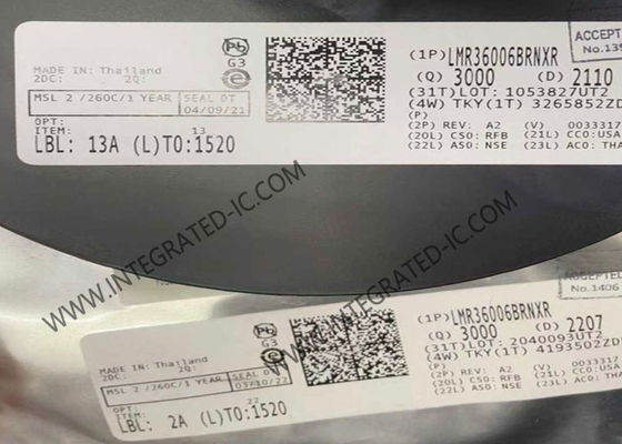 LMR36006BRNXR Интегральная схема чипа синхронного понижающего преобразователя с выходным током 0,6 А, частотой переключения 1 МГц и входным напряжением от 4,2 В до 60 В