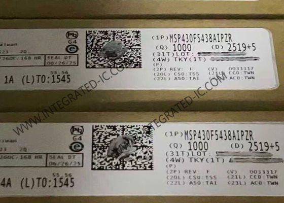 Микроконтроллер MSP430F5438AIPZR MCU, высокопроизводительный 16-разрядный микроконтроллер 25 МГц