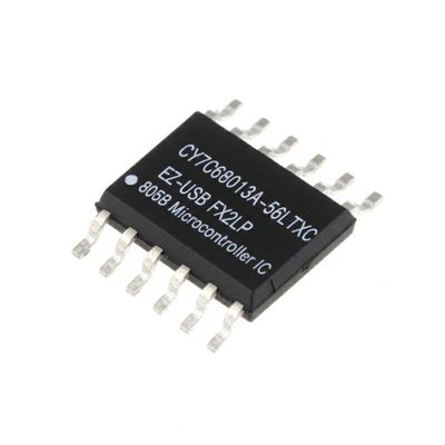 Микроконтроллер CY7C68013A-56LTXC MCU с высокоскоростным USB 2.0, микропроцессором 8051 и скоростью передачи данных 480 Мбит/с