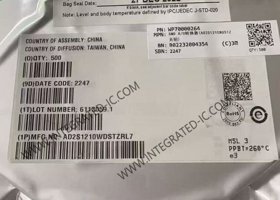 AD2S1210WDSTZ интегральная схема чип переменного разрешения R / D преобразователь с ориентировочным осциллятором