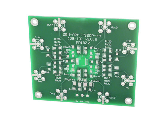 DEM-OPA-TSSOP-4A Embedded Solutions Quad Channels Operational Amplifier Evaluation Board