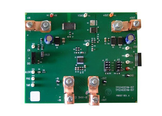 TPS2483EVM-157 Встроенные решения Контроллер горячей замены TPS2483 eFuse, оценочный модуль