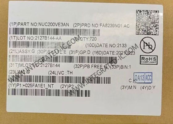 NUC200VE3AN 32-разрядный микроконтроллер MCU с 50 МГц ARM Cortex M0, 128 КБ программной памяти и 83 портами ввода/вывода для промышленного управления