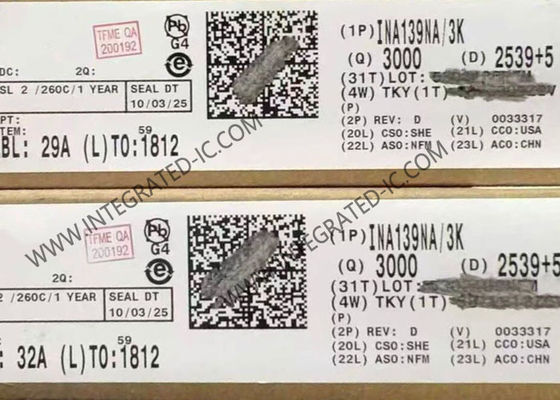 INA139NA/3K широкополосный усилитель для измерения тока с полосой пропускания 440 кГц, точностью 0,5% и диапазоном входного напряжения от 2,7 В до 40 В