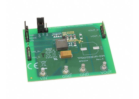 TPS61022EVM-034 Встроенные решения 2.2 V до 5.5 V ПД/ПДК Step Up Converter Evaluation Board
