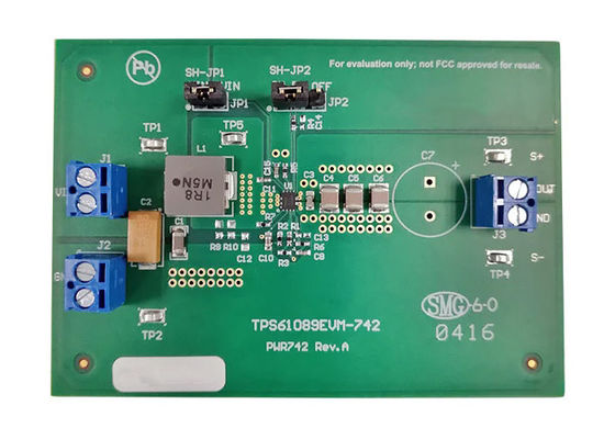 TPS61089EVM-742 Модуль оценки встроенных решений 7A 3V до 5V Boost Converter