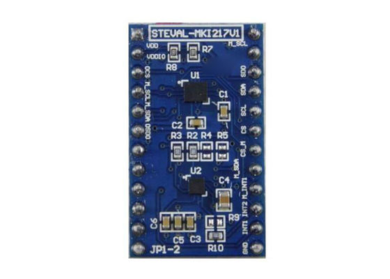 STEVAL-MKI217V1 Встроенные решения Адаптерная панель LSM6DSOX 6-осевой IMU LIS2MDL Магнитный датчик