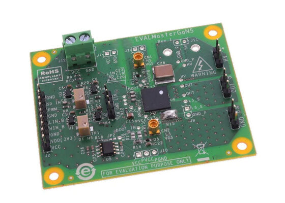 EVALMASTERGAN5 Встроенные решения 6V Half-bridge Driver Power Management Evaluation Board