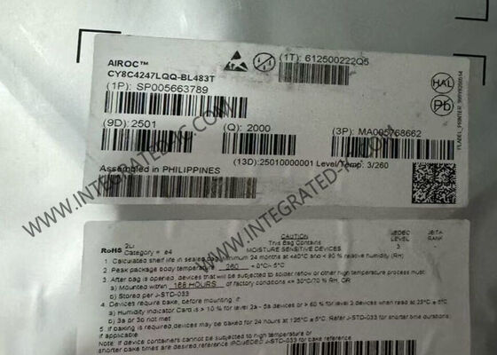 CY8C4247LQQ-BL483T 48MHz PSoC 4 Микроконтроллер MCU с 128 кбайтным флэшем и 36 штифтами В/В AIROC BLE